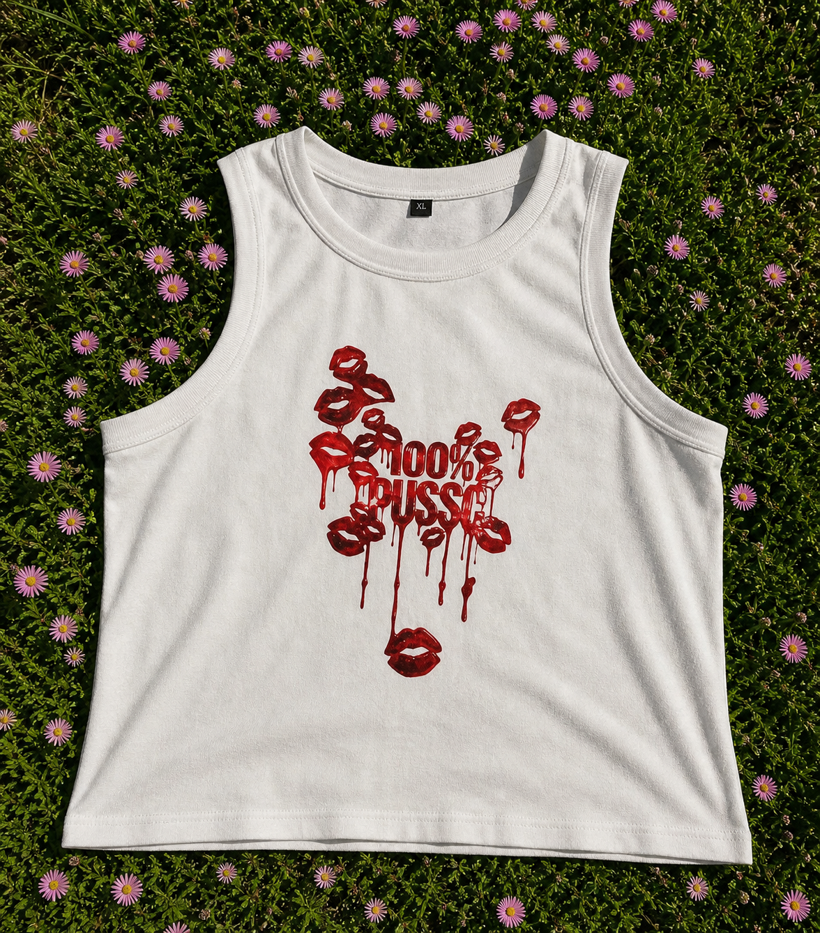 100% PUSSC Fitted Tank Top
