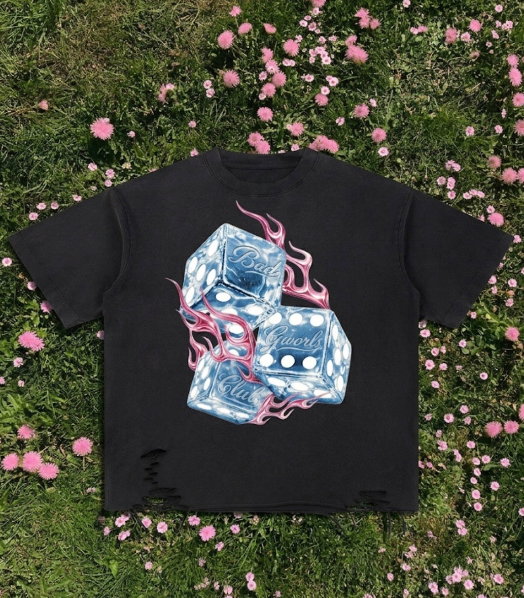 Bad Gworls Club Dice T-shirt